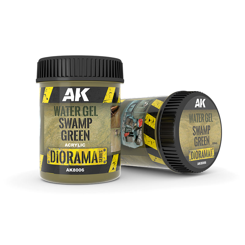 AK Interactive: Water Gel Swamp Green Effects (250ml Acrylic) - product image 3