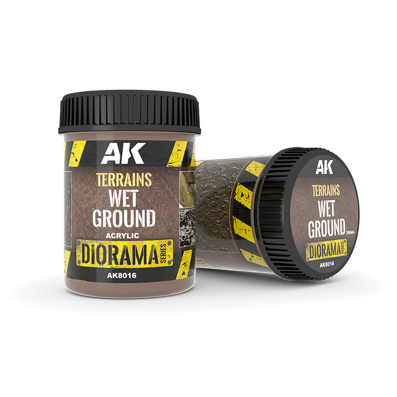 AK Interactive: Terrains Wet Ground - (250ml Acrylic)