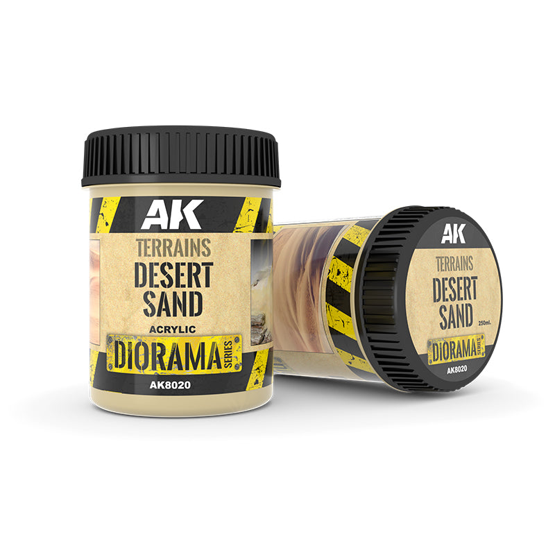 AK Interactive: Terrains Desert Sand - (250ml Acrylic)