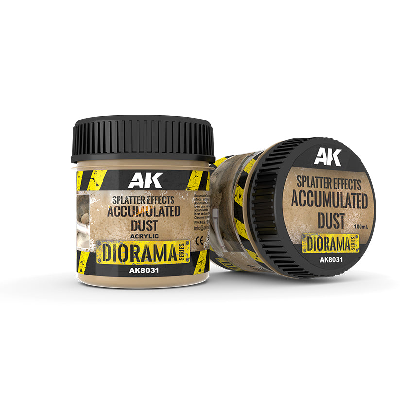 AK Interactive: Splatter Effects Accumulated Dust - (100ml Acrylic)