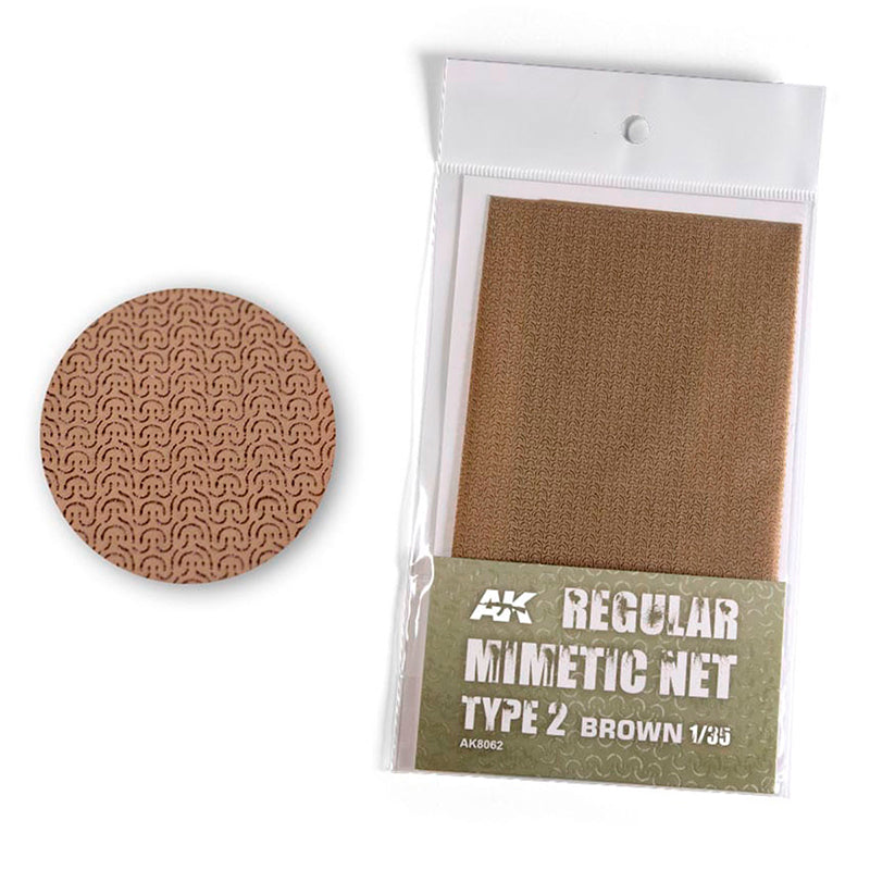 AK Interactive: Regular Camouflage Net Type 2 Brown