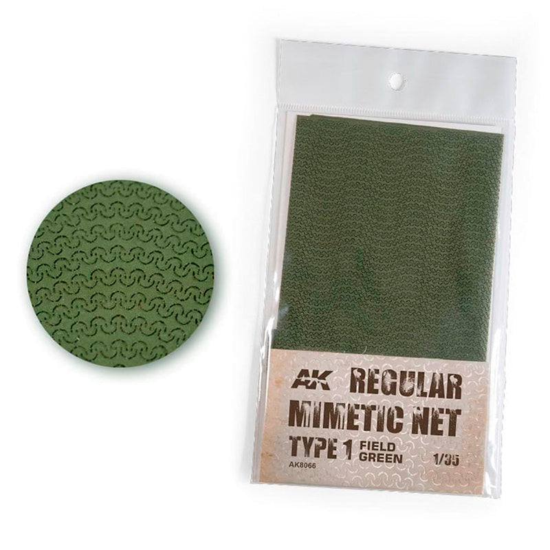 AK Interactive: Regular Camouflage Net Type 1 Field Green