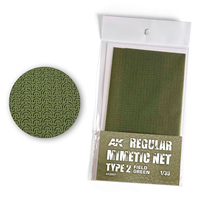 AK Interactive: Regular Camouflage Net Type 2 Field Green