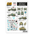 AK Interactive: 1/35 US Halftracks and M5A1 Stuart In North Africa Decals