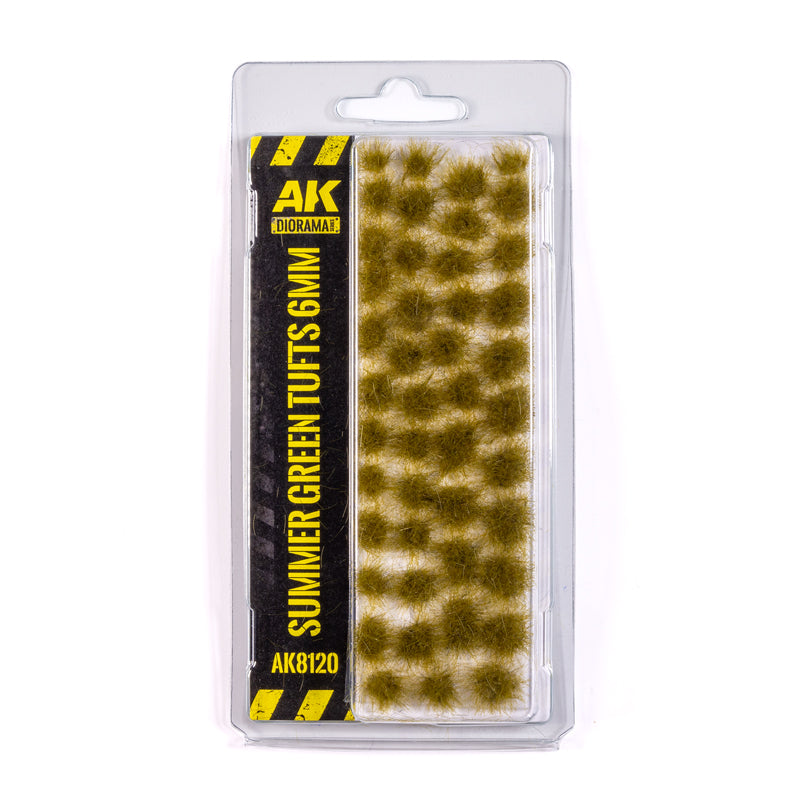 AK Interactive: Summer Green Tufts 6mm