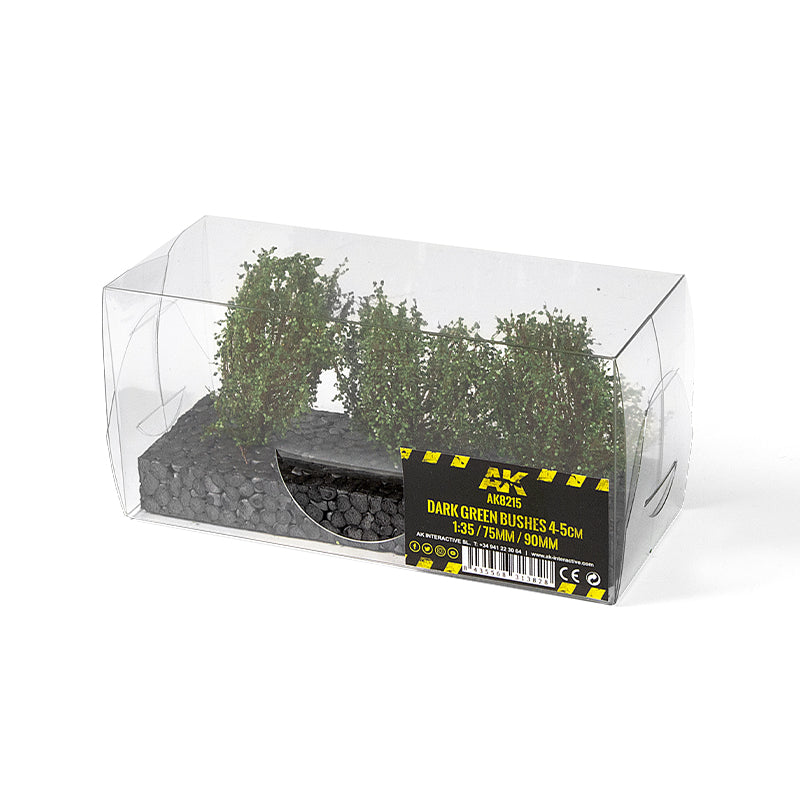 AK Interactive: Dark Green Bushes 4-6 Cm