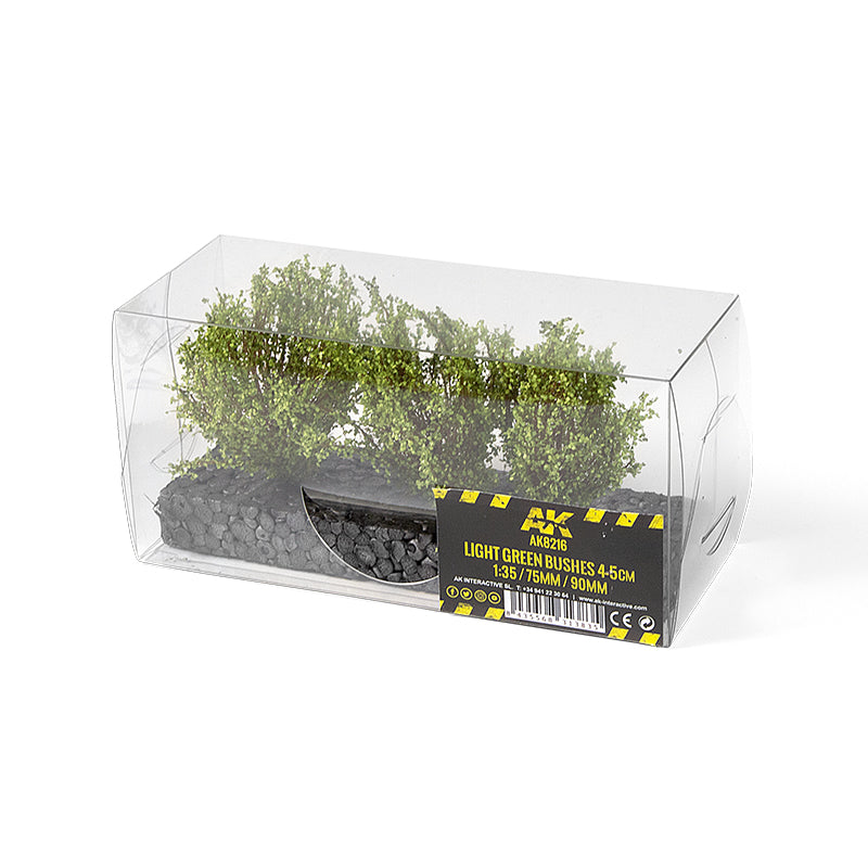 AK Interactive: Light Green Bushes 4-6 Cm