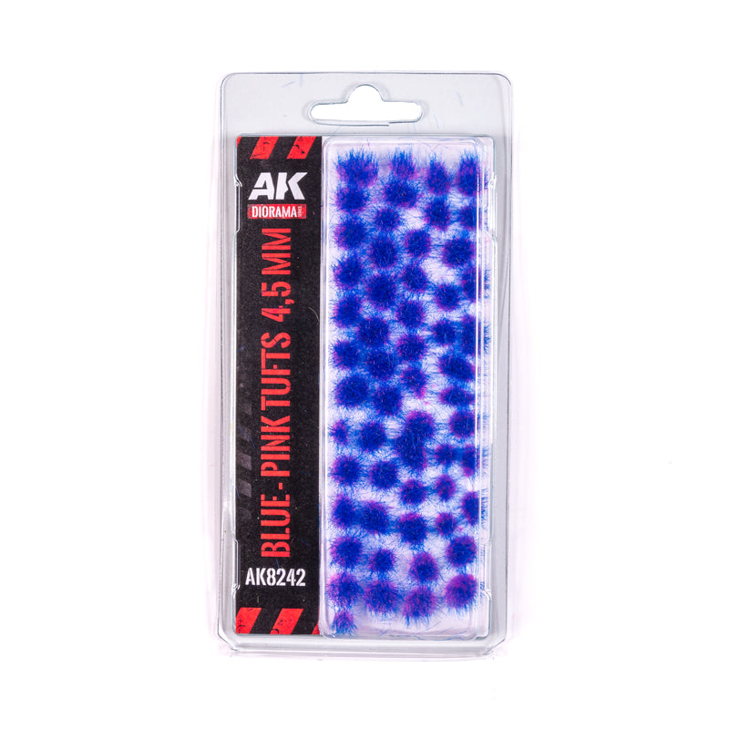 AK Interactive: Pink & Blue Wargame Tufts 4.5mm