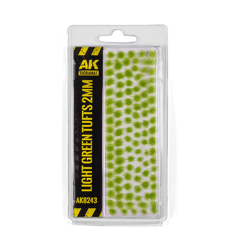 AK Interactive: Light Green Tufts 2mm