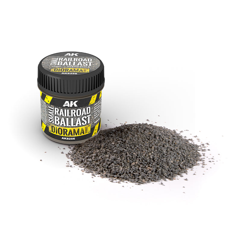AK Interactive: 1/72 Small Railroad Ballast