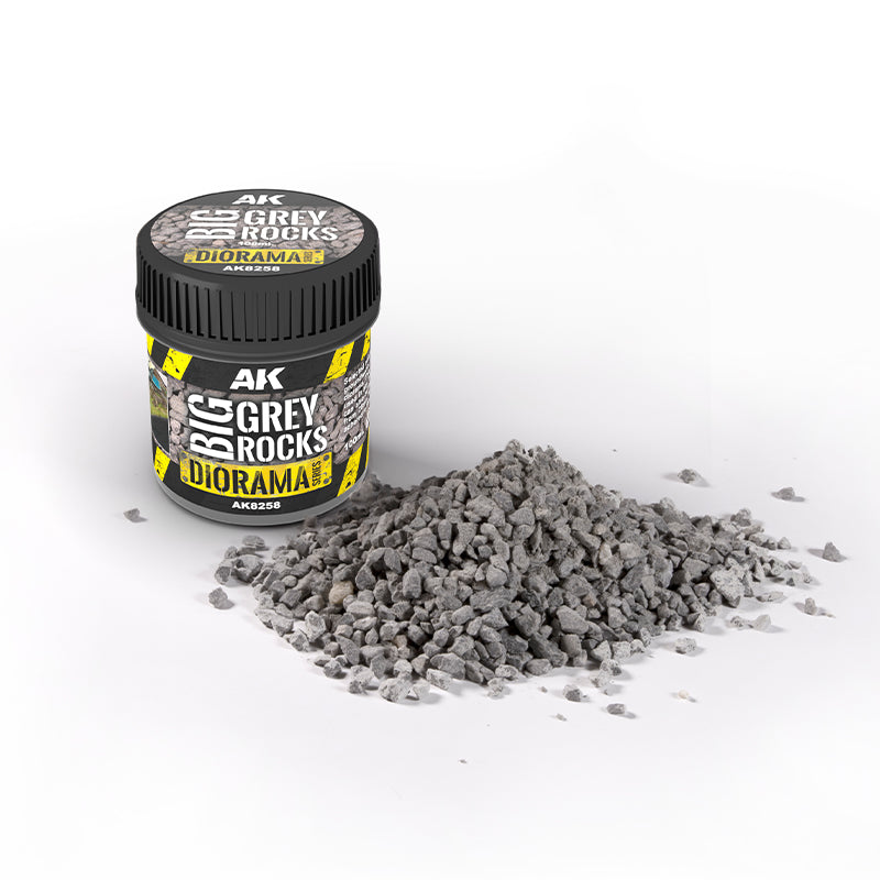 AK Interactive: 1/35 Big Grey Rocks / Small Railroad Ballast