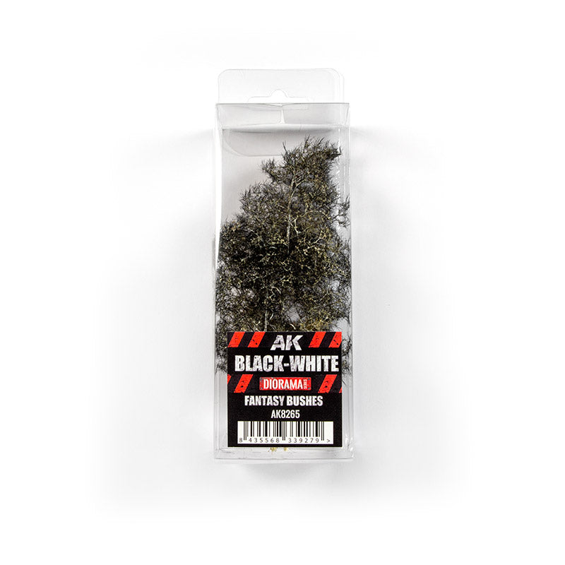 AK Interactive: Black-White Fantasy Bushes 1/35
