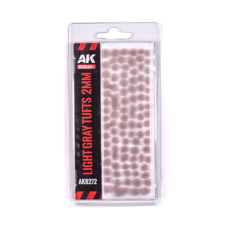 AK Interactive: Light Gray - Fantasy Tufts 2mm