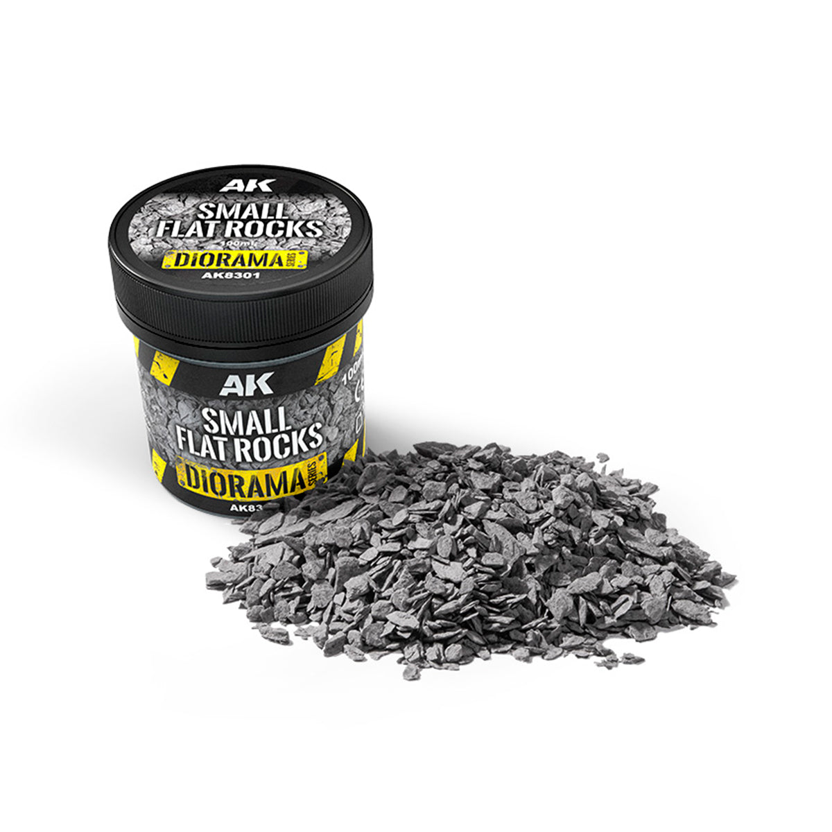 AK Interactive: Small Flat Rocks (100ml)