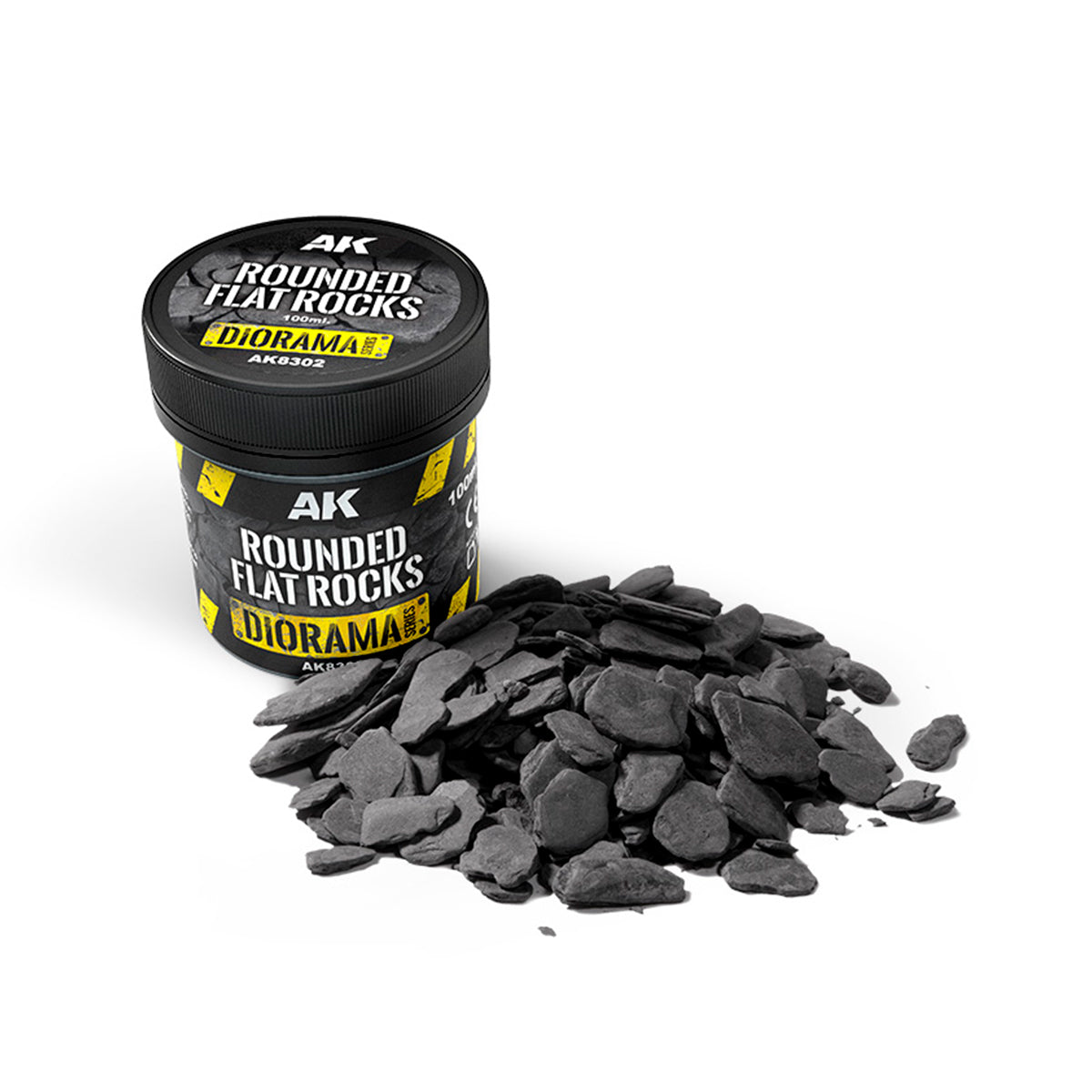 AK Interactive: Rounded Flat Rocks (100ml)