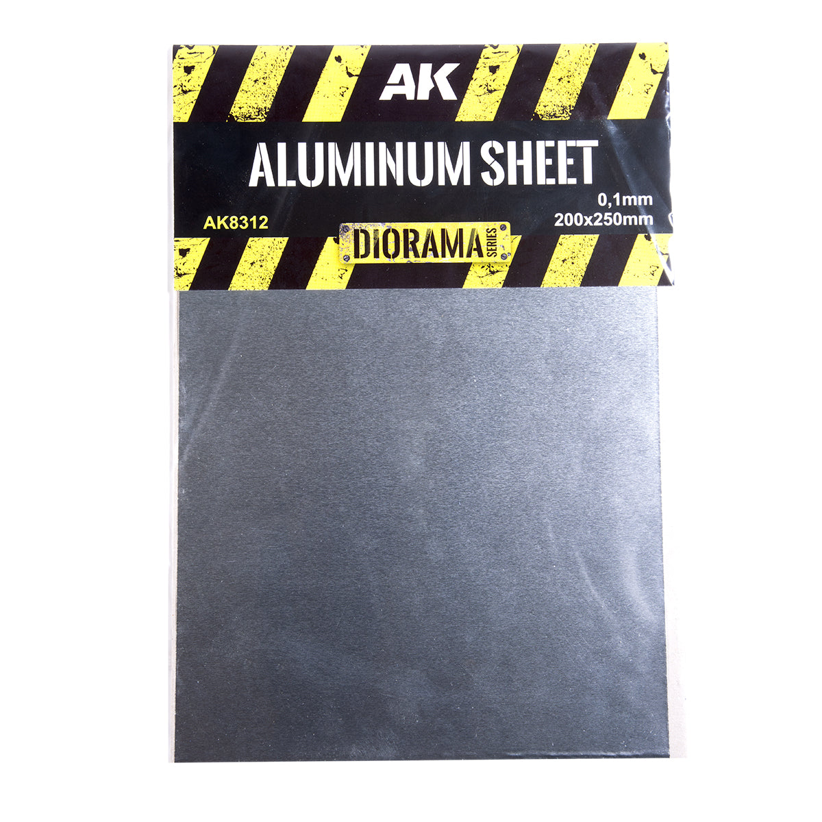 AK Interactive: Aluminium Sheet 100UM (200×250mm)