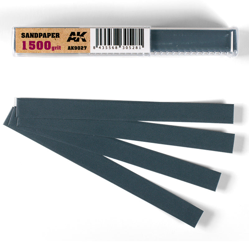 AK Interactive: Wet Sandpaper 1500 Grit X 50 Units