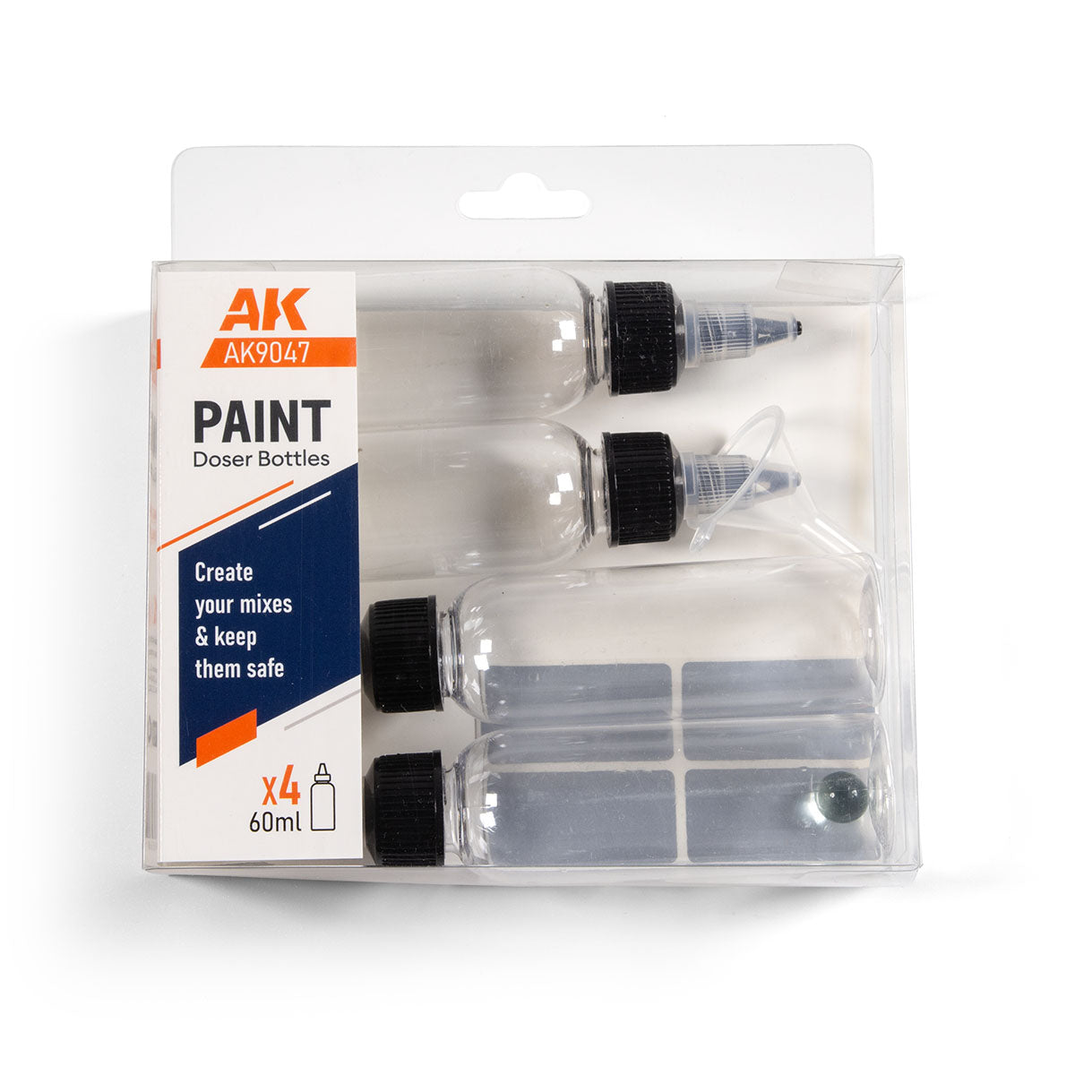 AK Interactive: Paint Doser Bottles 4x (60ml)