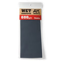 AK Interactive: Wet Sandpaper 600 Grit - 3 Units