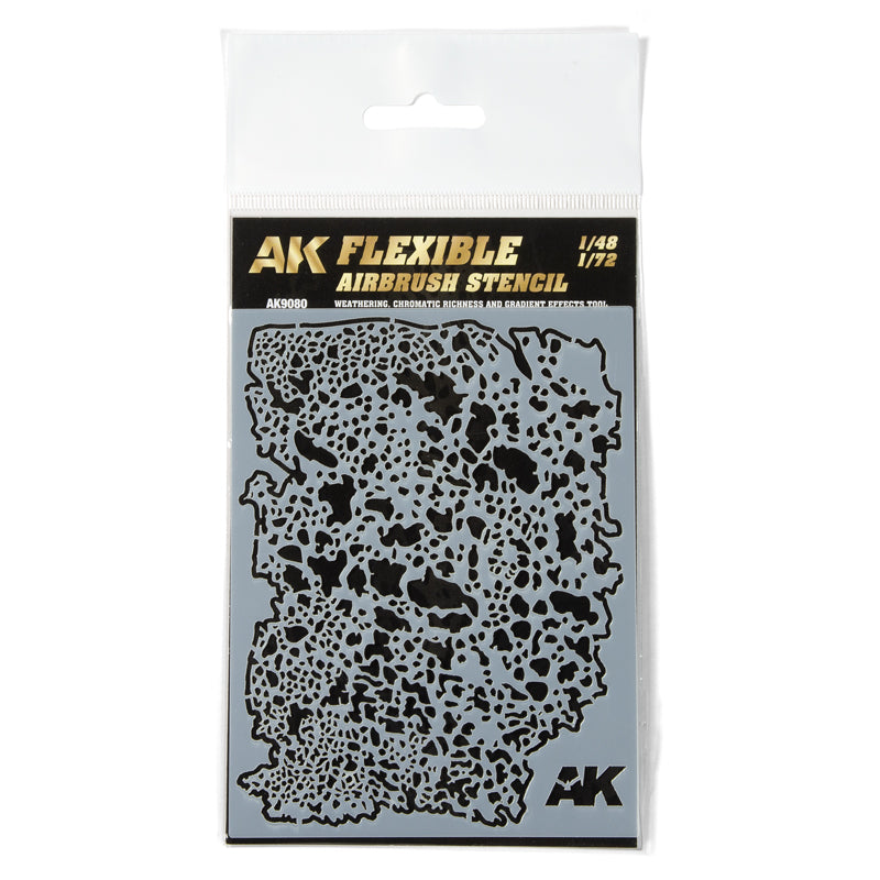 AK Interactive: Flexible Airbrush Stencil 1/48, 1/72