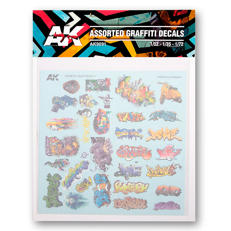 AK Interactive: Assorted Graffiti Decals