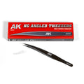 AK Interactive: HG Angled Tweezers 01 Thin-Tipped