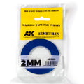 AK Interactive: Blue Masking Tape for Curves - 2mm