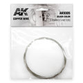 AK Interactive: Copper Wire 0.45mm X 5 Meters Silver Color