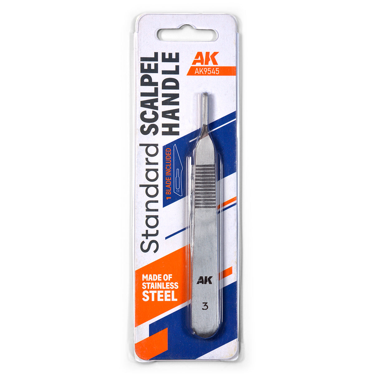 AK Interactive: Blade Handle Steel (With 2 Blades)