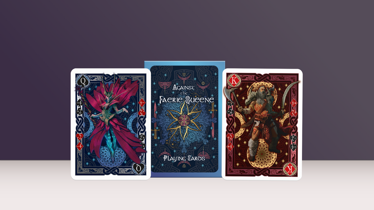 Modiphius: Legends of Avallen - Against the Faerie Queene Playing Cards
