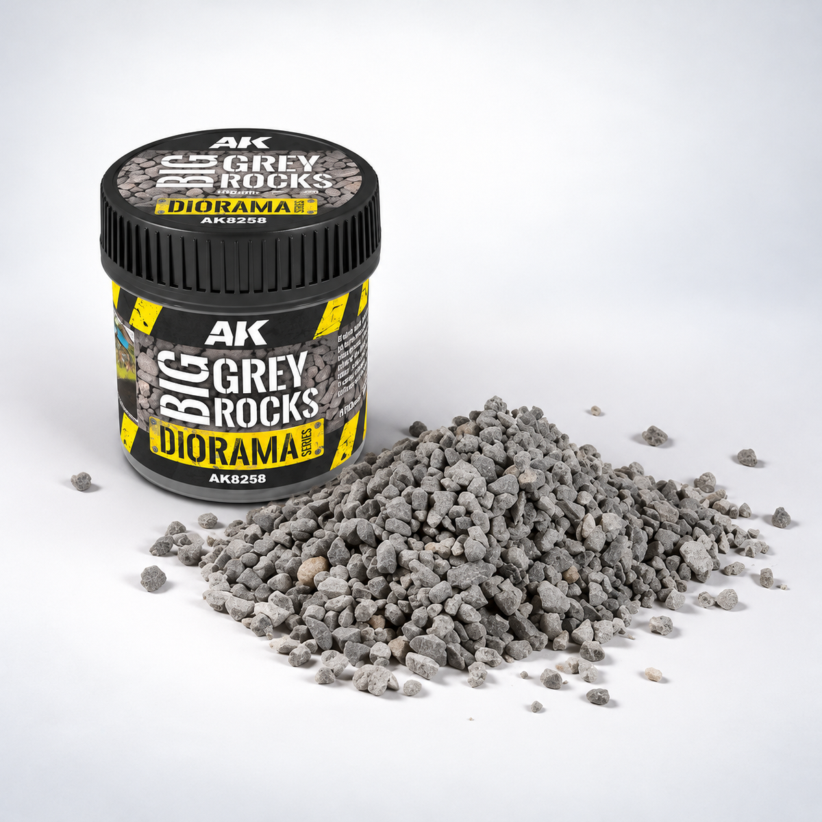 AK Interactive: 1/35 Big Grey Rocks / Small Railroad Ballast, product