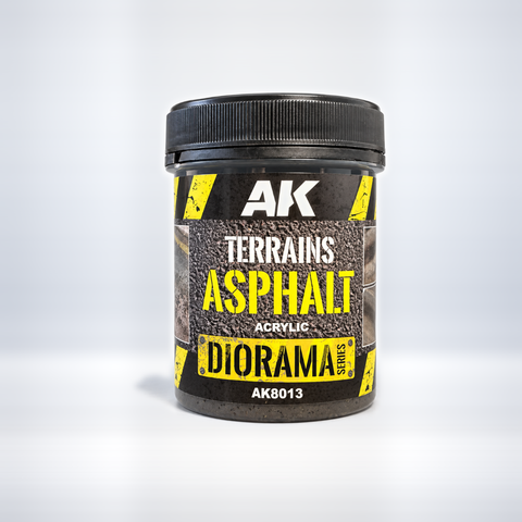 AK Interactive: Terrains Asphalt (250ml Acrylic)