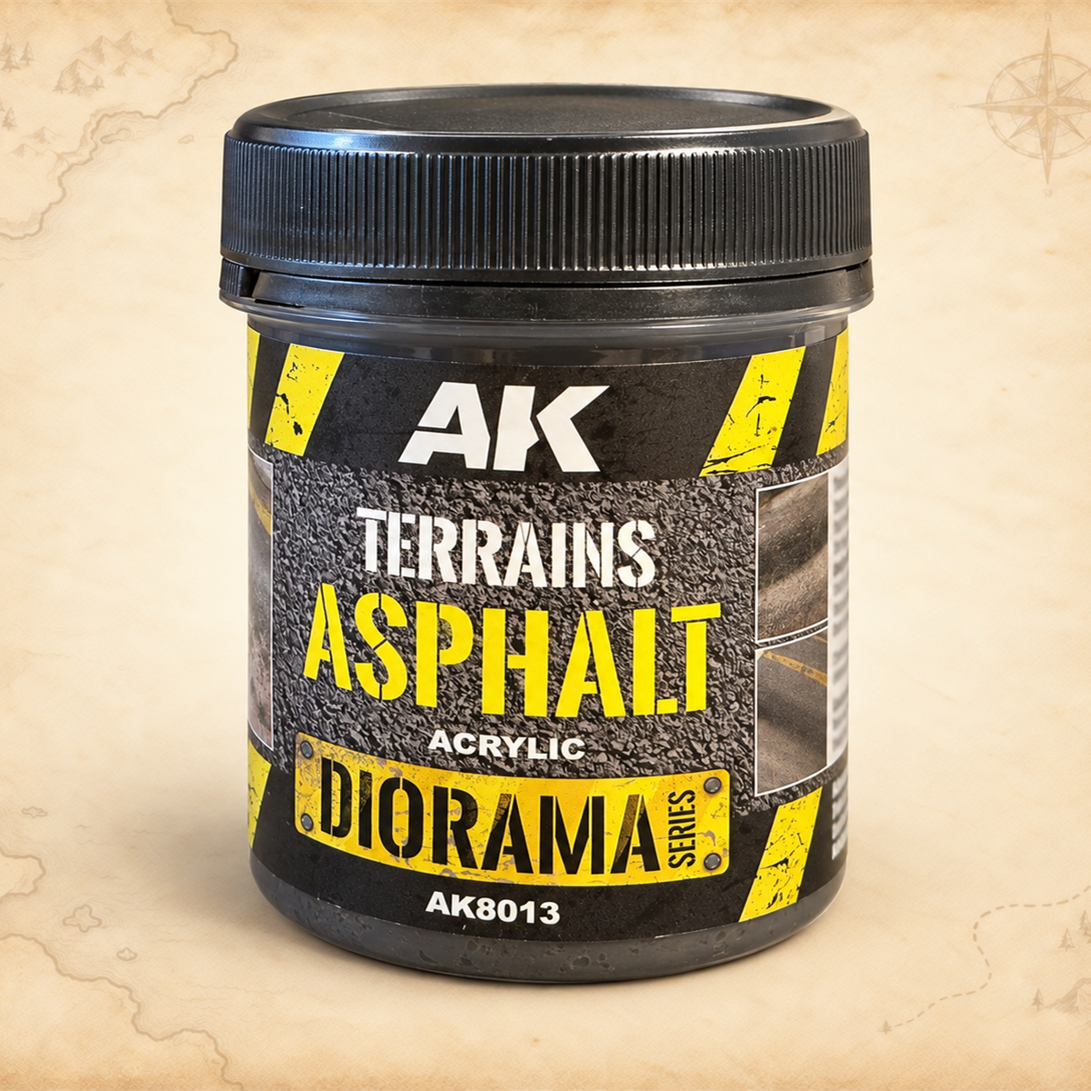 AK Interactive: Terrains Asphalt (Acrylic) - 250ml, alternate view