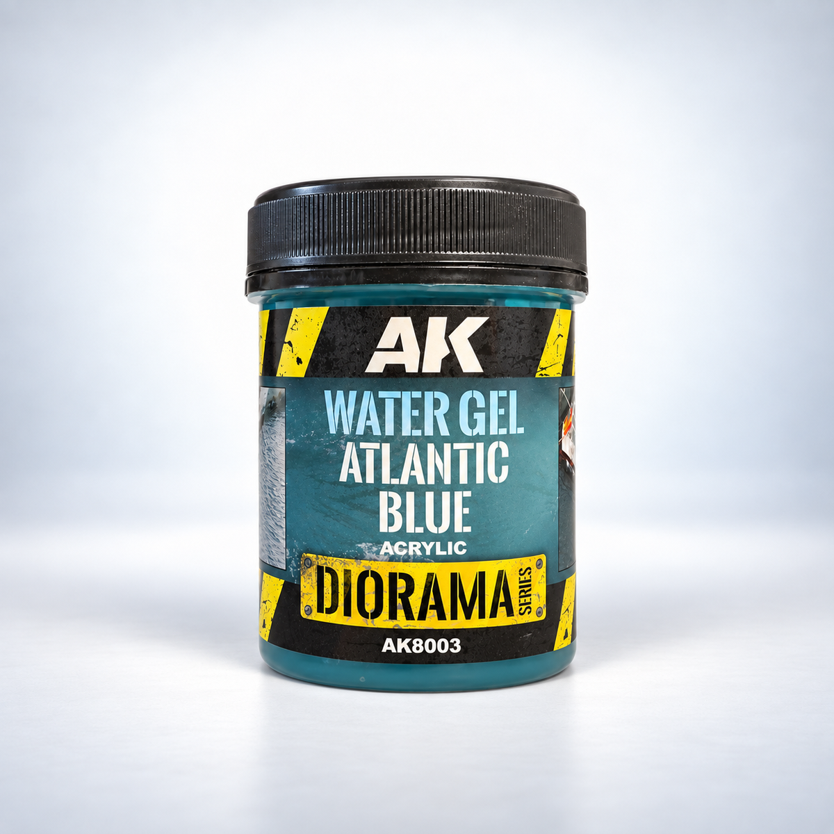 AK Interactive: Water Gel Atlantic Blue (Acrylic) - 250ml, product