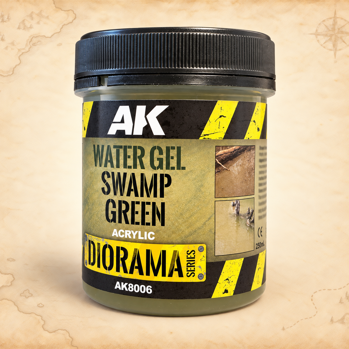 AK Interactive: Water Gel Swamp Green Effects (Acrylic) - 250ml, alternate view