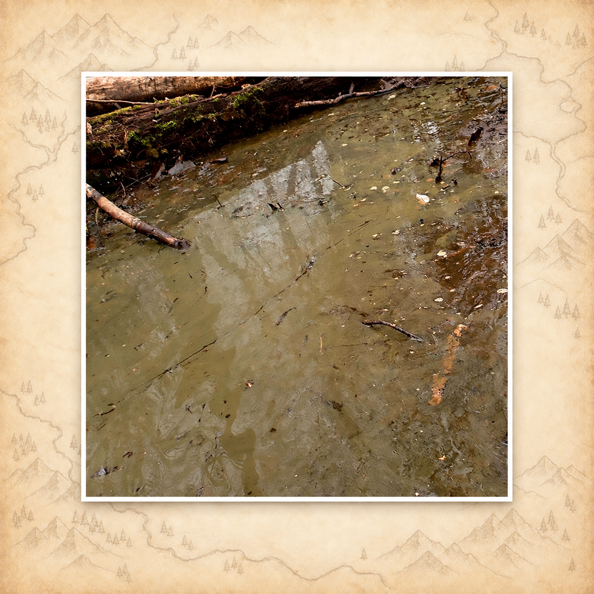 AK Interactive: Water Gel Swamp Green Effects (Acrylic) - 250ml, in use