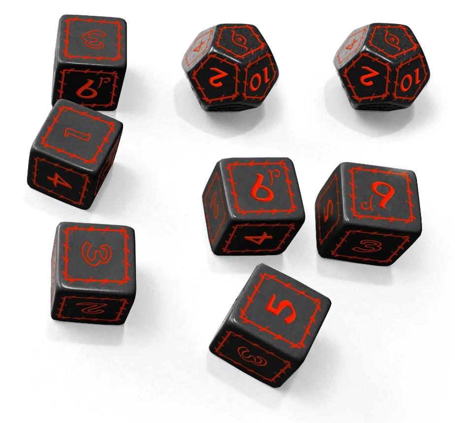 Modiphius: The One Ring Black Dice Set