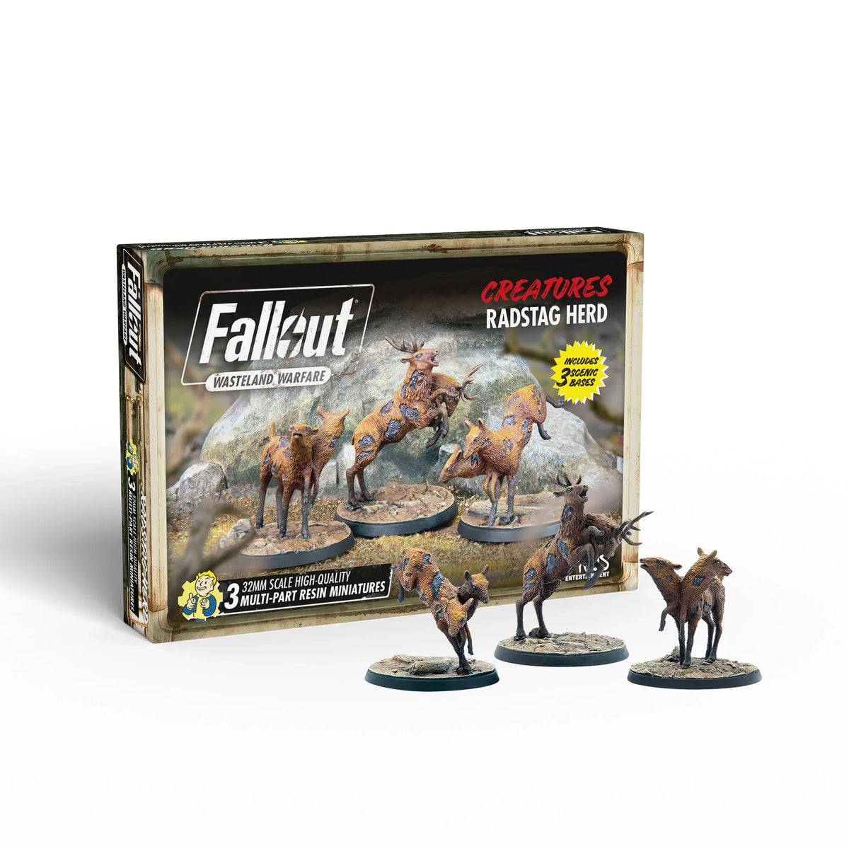 Fallout: Wasteland Warfare - Creatures Radstag Herd