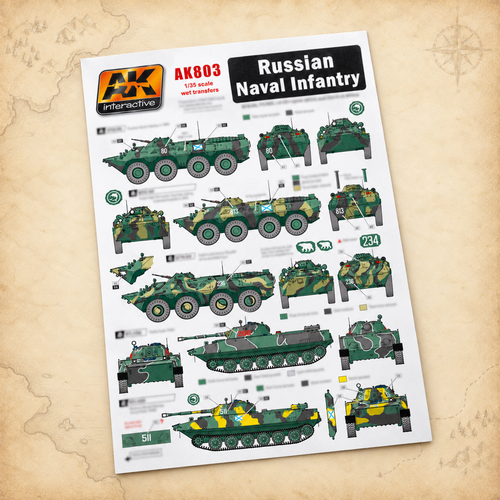 AK Interactive: 1/35 Russian Naval Infantry Decals, alternate view