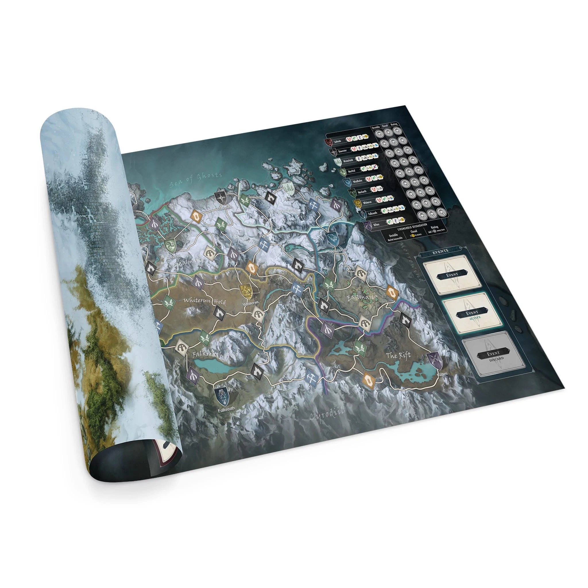 The Elder Scrolls: Call to Arms: Skyrim - Adventure Board Game - Neoprene Mat