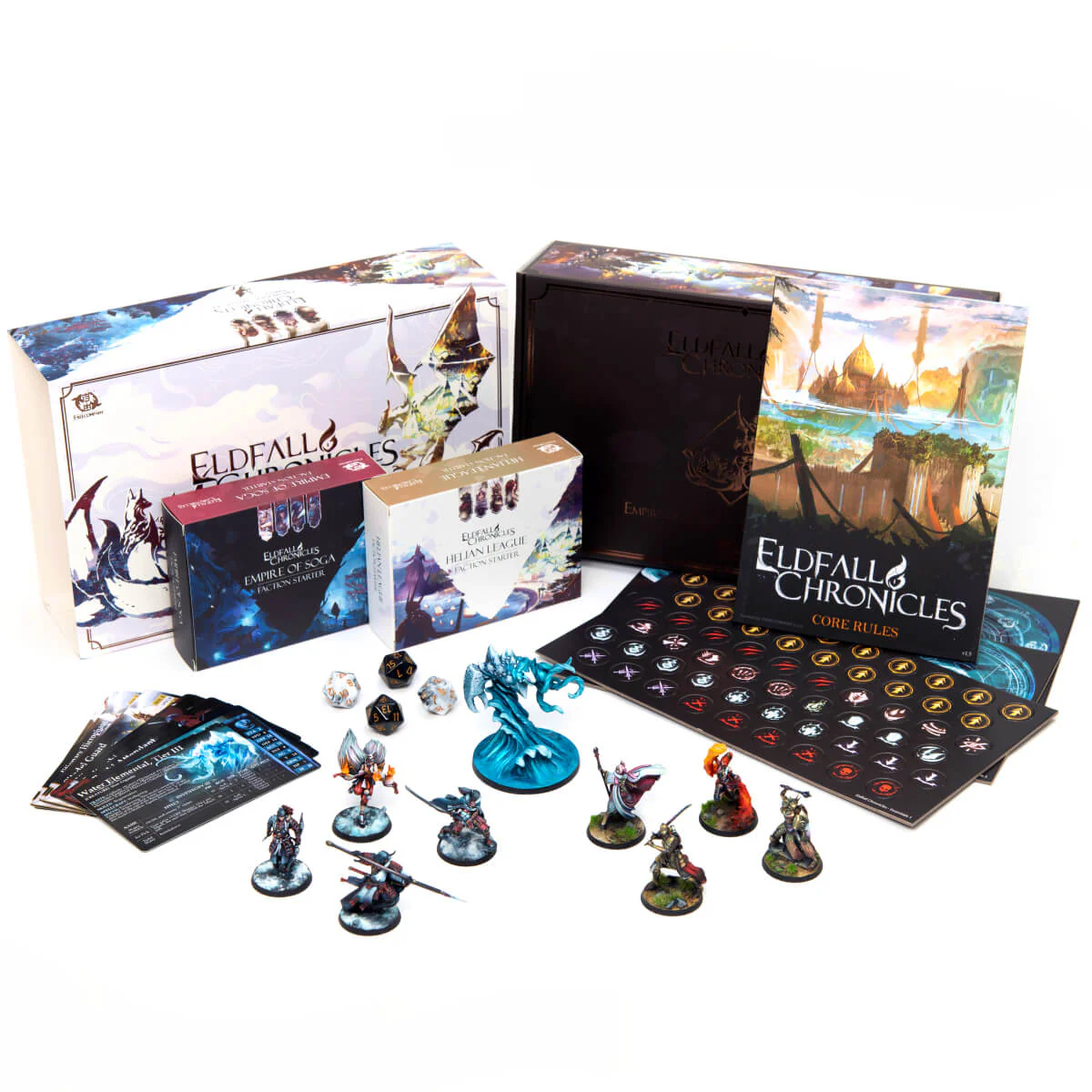 Eldfall Chronicles: Two-Player Starter Set Empire of Soga vs Helian League