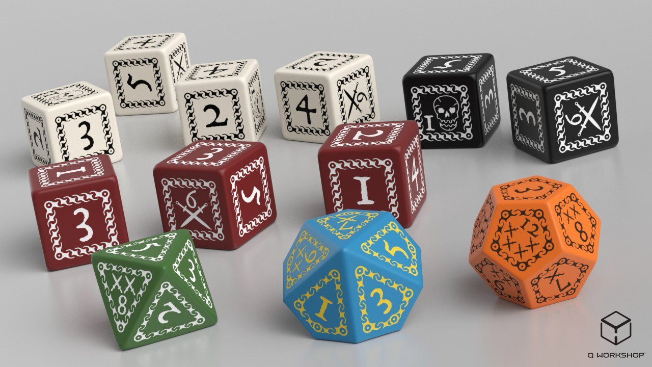 Modiphius: Forbidden Lands Custom Dice Set