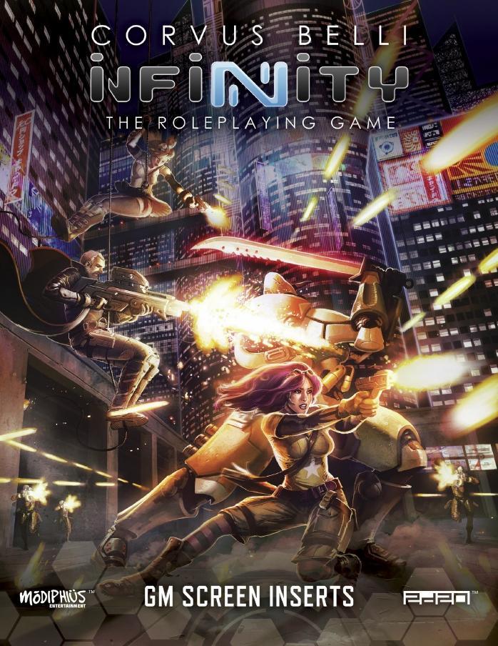Modiphius: Infinity GM Screen + Code Infinity