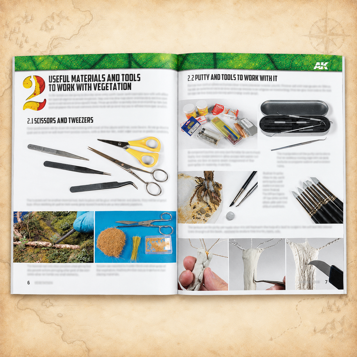 AK Interactive: Learning Series #10 - Mastering Vegetation in Modeling (English), interior pages