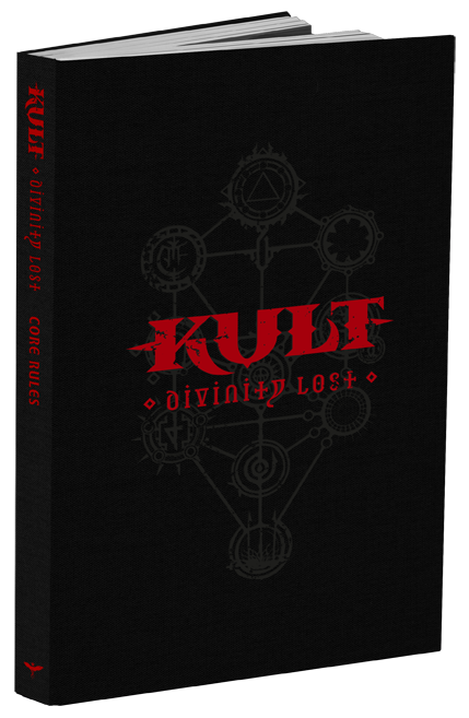 Modiphius: KULT Divinity Lost Black Edition - 4th Edition Core Rules