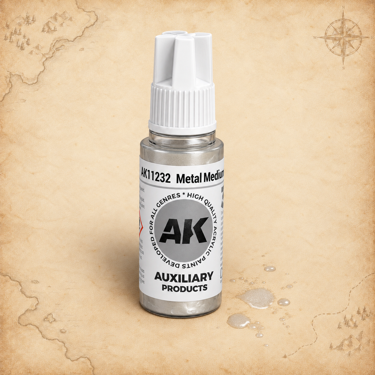 AK Interactive: 3G Acrylic Metal Medium - 17ml, alternate view