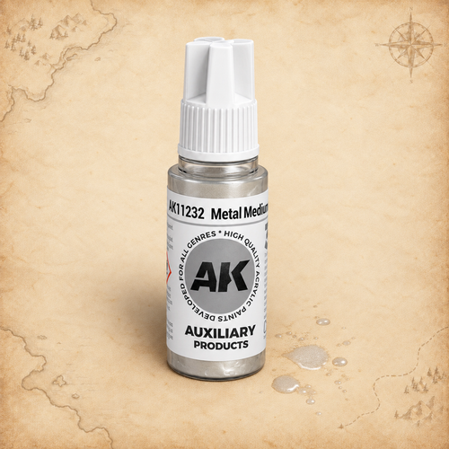 AK Interactive: 3G Acrylic Metal Medium - 17ml, alternate view