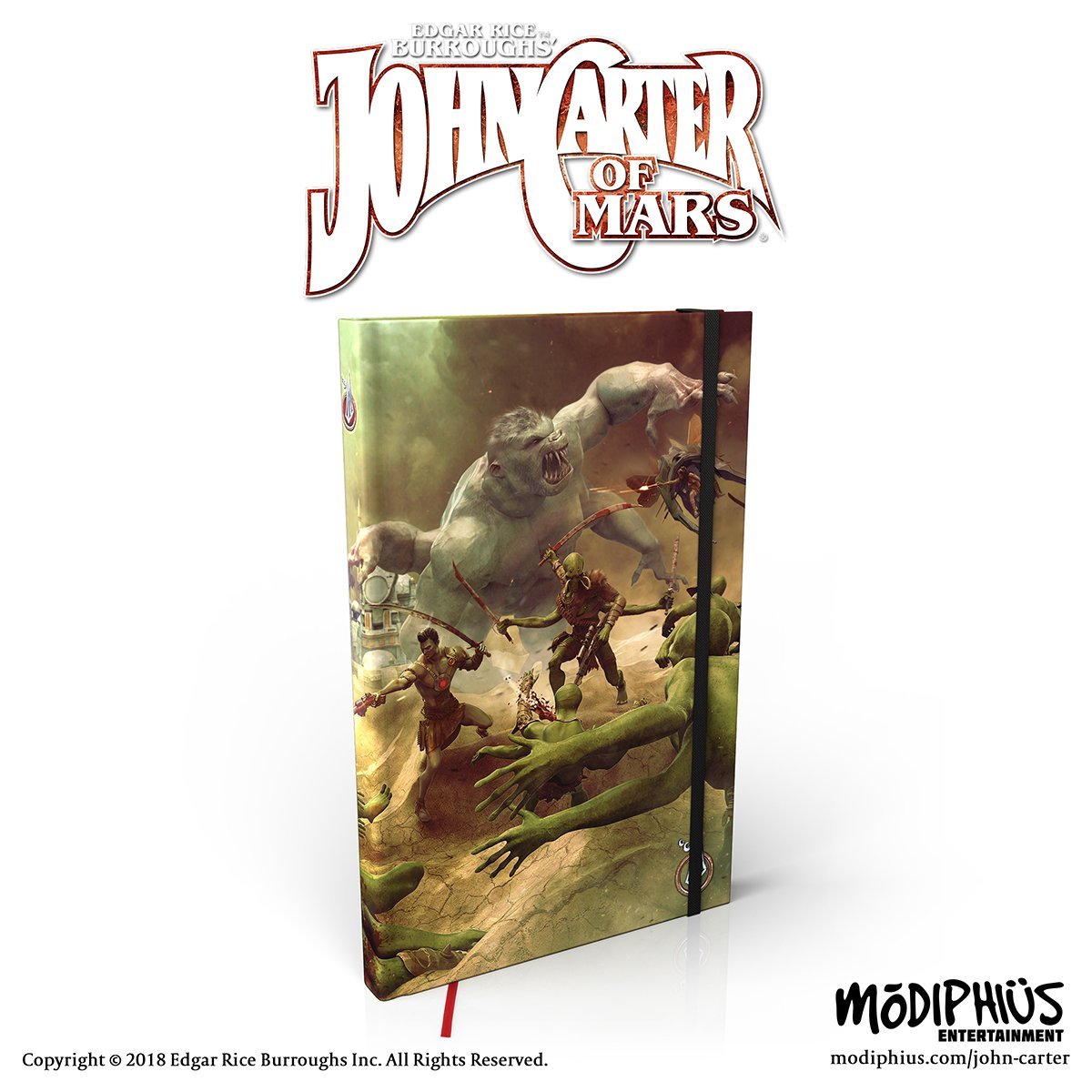 Modiphius: John Carter of Mars Prince of Helium Notebook
