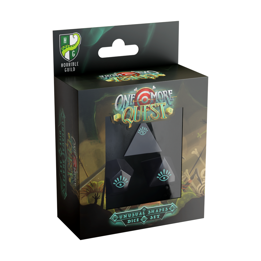 Modiphius: One More Quest - Unusual Shapes Dice Set
