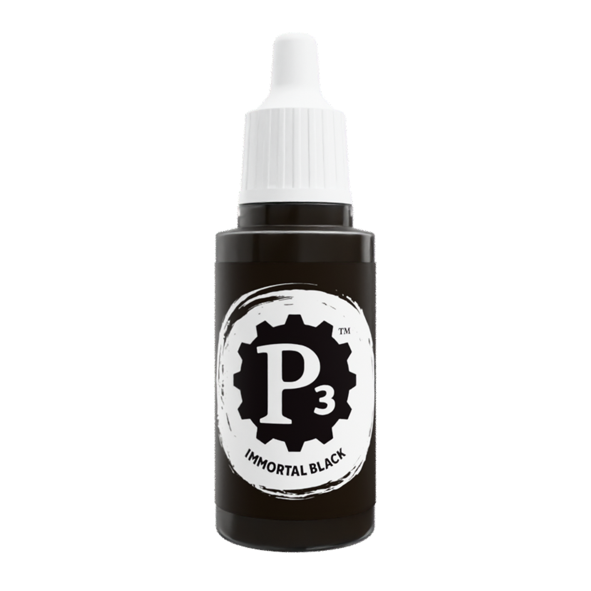 Steamforged Games: P3 Paints Immortal Black (6 pack)